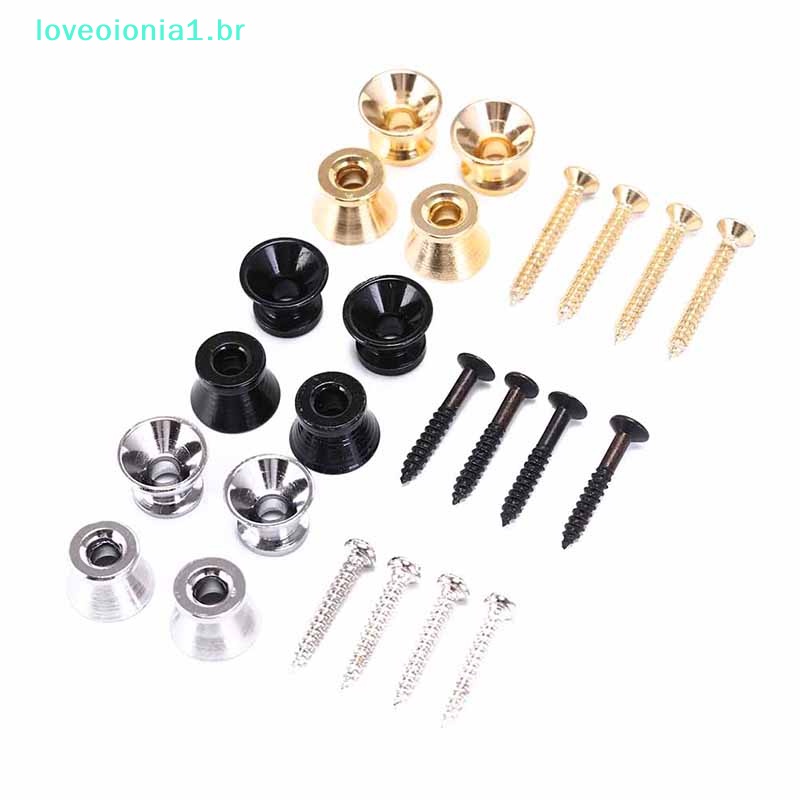 loveoionia1-4-ชิ้น-กีตาร์เบส-สายรัด-ปุ่มสกรูล็อคหมุด-หมุด-แผ่นล็อคสายคล้อง-ล็อคสายรัด-br