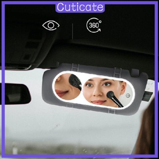 [CUTICATE] ที่บังแดดรถยนต์ กระจกแต่งหน้า สายรัด ยืดหยุ่นสูง อะไหล่รถยนต์ แบบพกพา สากล สําหรับรถบรรทุก SUV