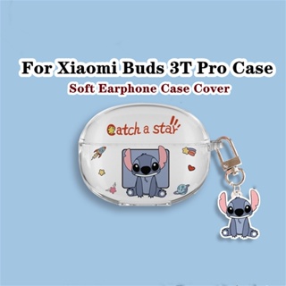 【Case Home】เคสหูฟังนิ่ม แบบใส ลายการ์ตูนกระต่าย ดาว สร้างสรรค์ สําหรับ Xiaomi Buds 3T Pro 3T Pro