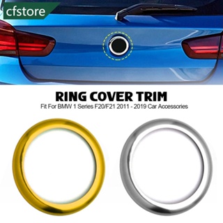 Cfstore สติกเกอร์โลโก้ ติดกรอบด้านหลังรถยนต์ อุปกรณ์เสริม สําหรับ BMW 1 Series F20 F21 2011-2019 H1T6