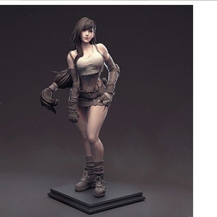 โมเดลฟิกเกอร์เรซิ่น-tifa-tifa-gk-สีขาว-3d-สเกล-1-35-24-18-uuhf