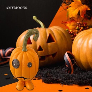 Amymoons เครื่องประดับเรซิ่น รูปฟักทอง 3D สําหรับตกแต่งบ้านผีสิง ปาร์ตี้ฮาโลวีน