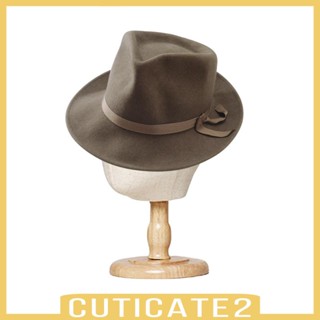 [Cuticate2] หุ่นหัวไม้ พร้อมฐานไม้ สําหรับผู้เริ่มต้นทําหมวก