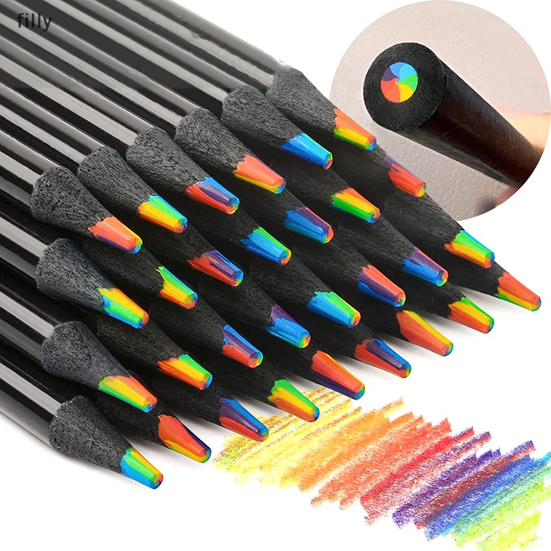 ดินสอสี-ไล่โทนสี-7-สี-สําหรับวาดภาพระบายสี-สุ่มสี-1-ชิ้น