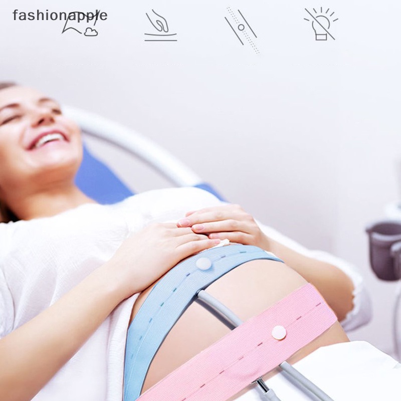 fashionapple-เข็มขัดตรวจสอบครรภ์-ยืดหยุ่นสูง-ปรับได้-สําหรับหญิงตั้งครรภ์-2-ชิ้น