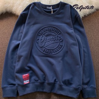 Palpitate เสื้อกันหนาว แขนยาว พิมพ์ลายตัวอักษร 3 มิติ ทรงหลวม สไตล์เกาหลี สําหรับผู้หญิง