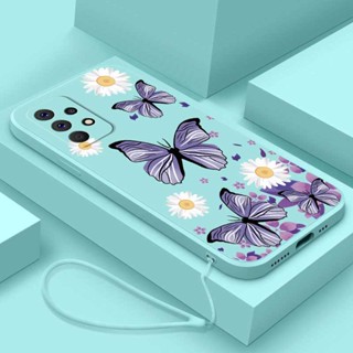 เคสโทรศัพท์มือถือ ซิลิโคน กันกระแทก ลายดอกเดซี่เล็ก สําหรับ Samsung Galaxy A52 A52s A72 5G A32 A12 A42 A22 5G