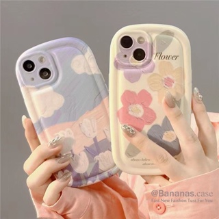 เคสโทรศัพท์มือถือแบบนิ่ม ลายภาพวาดสีน้ํามัน รูปดอกไม้ สําหรับ iPhone 14 Plus 14 13 12 11 Pro Max X Xr Xs Max 7 8 6 6s Plus