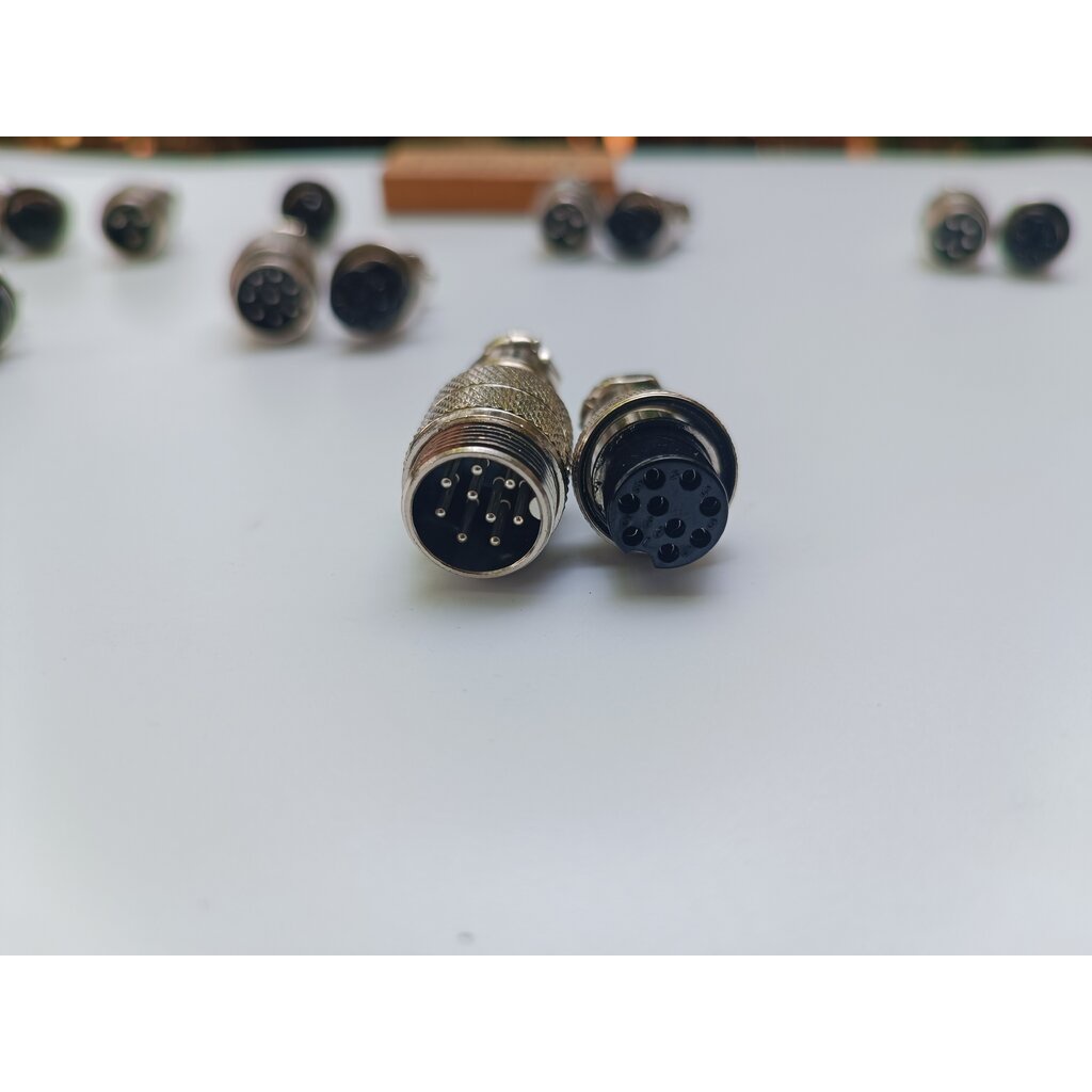 หัว GX16 แบบต่อสาย 2ฝั่ง ขายเป็นคู่ ตัวผู้+ตัวเมีย มี 2pin - 10pin ...
