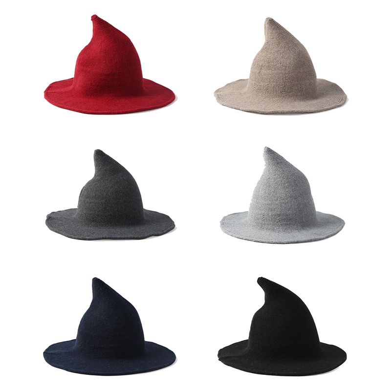 fancysip-หมวกแม่มด-โมเดิร์น-หมวกถัก-หน้ากาก-ผู้ใหญ่-เด็ก-ฮาโลวีน-หมวกแม่มด-เครื่องแต่งกายคอสเพลย์-หมวกฮาโลวีน-อุปกรณ์เสริม