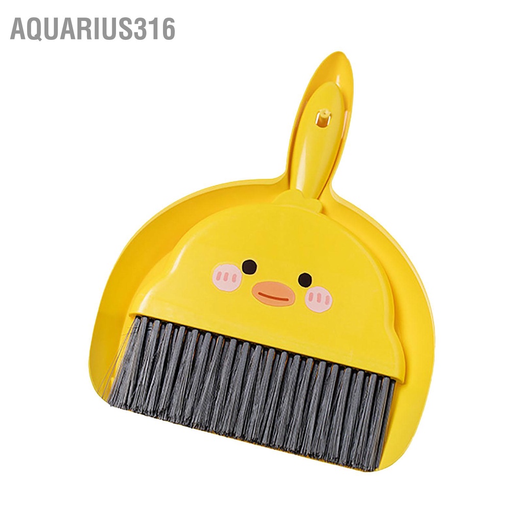 aquarius316-ชุดที่โกยผงไม้กวาดตั้งโต๊ะ-2-in-1-ที่โกยผงขนาดเล็กพร้อมชุดแปรงสำหรับทำความสะอาดโต๊ะโซฟาที่บ้าน