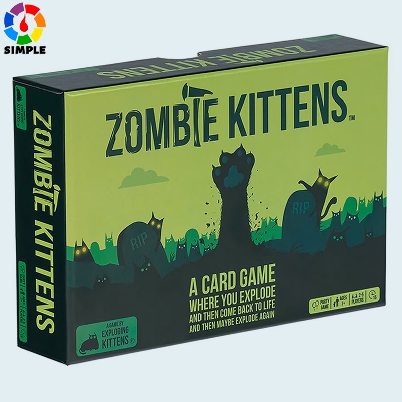 Zombie Kittens by Exploding Kittens Card Games for Adults Teens