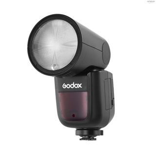 Godox V1S Professional Camera Flash Speedlite Speedlight Round Head Wireless 2.4G Fresnel Zoom Compatible with  a7RII a7R a58 a99 ILCE6000L a7RIII a7R3 a9 a77II a77 a350 Camera