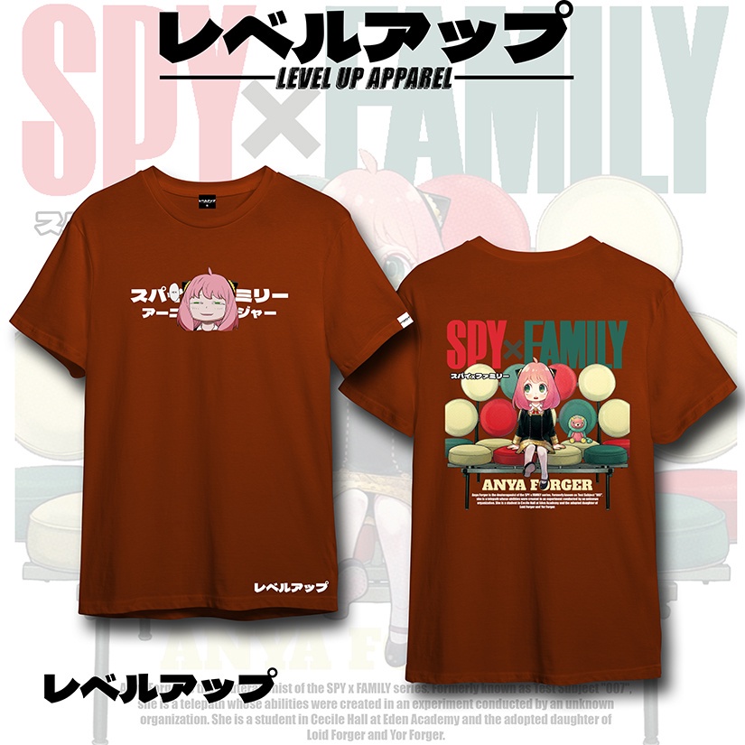 เสื้อยืดผ้าฝ้ายพิมพ์ลายanime-shirt-anya-forger-spy-x-family-spy-family