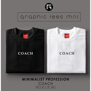Graphic Tees MNL GTM Minimalist Profession Coach Customized Shirt Unisex T-shirt for Women and Men_02