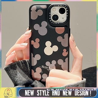 เคสซิลิโคนนิ่ม ลายการ์ตูนมิกกี้เมาส์ กันกระแทก สําหรับ iPhone 15 Pro Max 14 13 12 11 XR