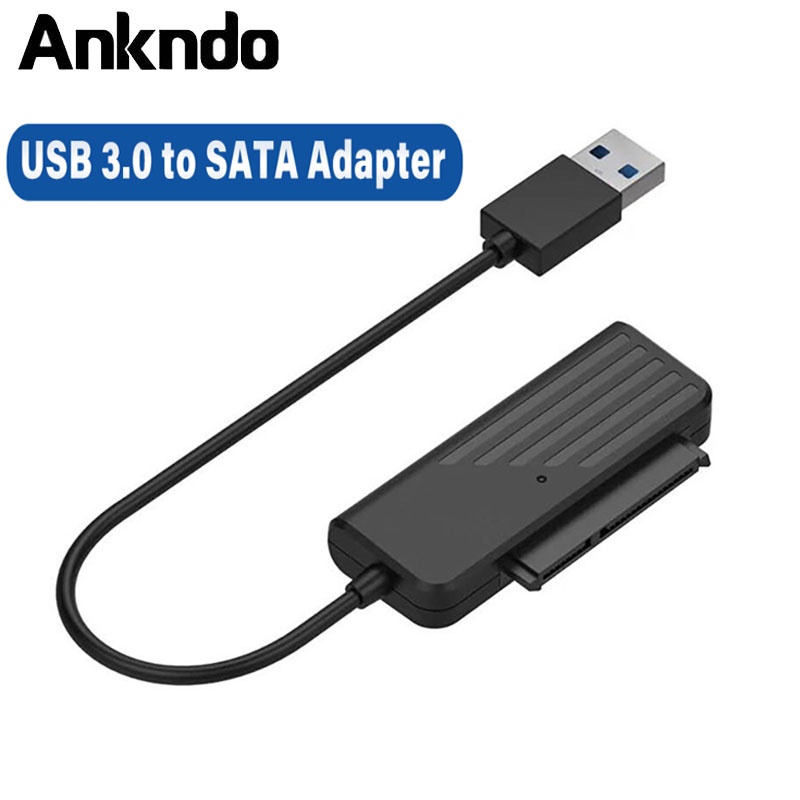 ankndo-อะแดปเตอร์แปลงข้อมูล-sata-เป็น-usb-3-0-type-c-เป็น-sata-5gbps-ความเร็วสูง-สําหรับฮาร์ดไดรฟ์-sata-2-5-นิ้ว