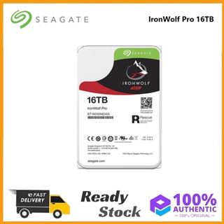 Seagate ฮาร์ดไดรฟ์ภายใน IronWolf Pro 16TB NAS Drive 7200RPM 256MB Cache SATA 3.5 นิ้ว ST16000NE000
