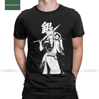 GOOD YFGintoki Gintama Men T Shirt Manga Elizabeth Maid Sama Kagura Duck Anime Tee Shirt Short Sleeve gift t-shirts Pure