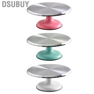 Dsubuy Cake Decorating Turntable  Professional Revolving Stand 10 Inch Rounded Edges Silent Bearing for Chefs Supplies