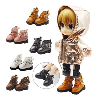 Ob11 รองเท้าตุ๊กตา 1/12 BJD น่ารัก สําหรับตุ๊กตา Nendoroid GSC YMY Obitsu11 BODY9 DDF 2.5*1.1 ซม.