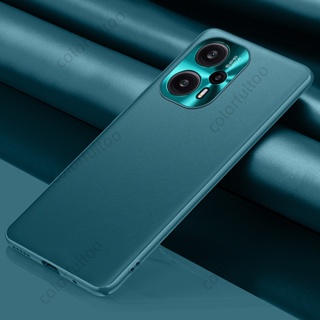 เคสป้องกันโทรศัพท์มือถือ แบบบางพิเศษ กันกระแทก สีพื้น หรูหรา สําหรับ Xiaomi Redmi Note 12 Turbo 12Turbo Note12Turbo 5G