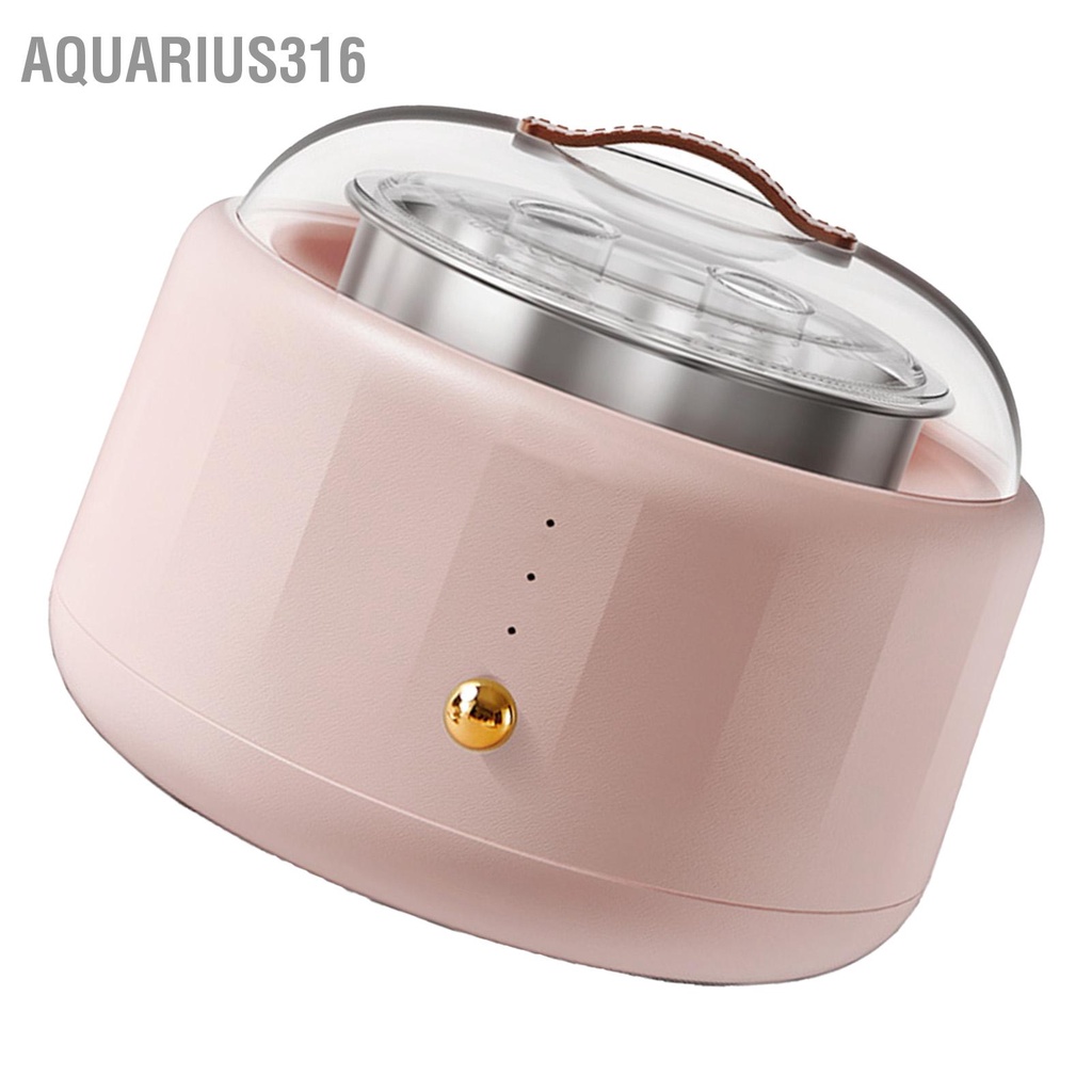 aquarius316-เครื่องทำโยเกิร์ตกรีกอัตโนมัติพร้อมหม้อซับสแตนเลสสำหรับใช้ในบ้าน