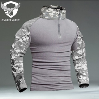 Eaglade เสื้อเชิ้ตยาว ลายกบยุทธวิธี YDJX-G2-LT In ACU ยืดหยุ่นได้