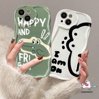 เคสโทรศัพท์มือถือแบบนิ่ม ลายการ์ตูนไดโนเสาร์ 3D ขอบโค้ง สําหรับ Realme C51 C53 9i 7i 5 5i 6i 5s C55 C25 C30 C35 C15 C12 C33 C21Y C31 C25s C11 C25Y C21 C17 C20 C20A C3