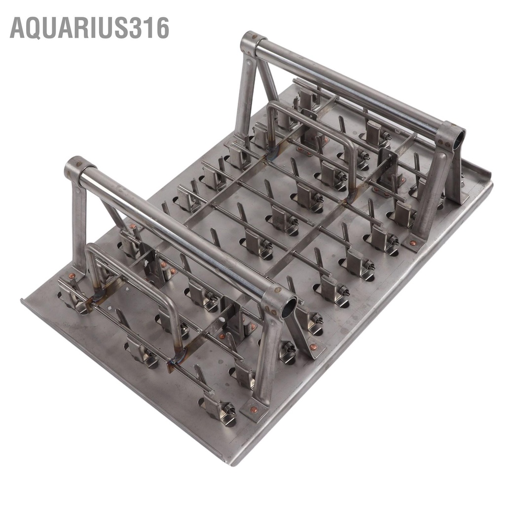 aquarius316-แม่พิมพ์ไอศกรีม-สเตนเลส-สีเงิน-พร้อมฝาปิด-diy-30-ชิ้น