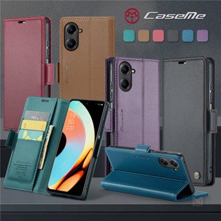 Caseme เคสโทรศัพท์หนัง ฝาพับแม่เหล็ก พร้อมช่องใส่บัตร สําหรับ Realme C55 Realme 10 Pro Plus Realme 9i