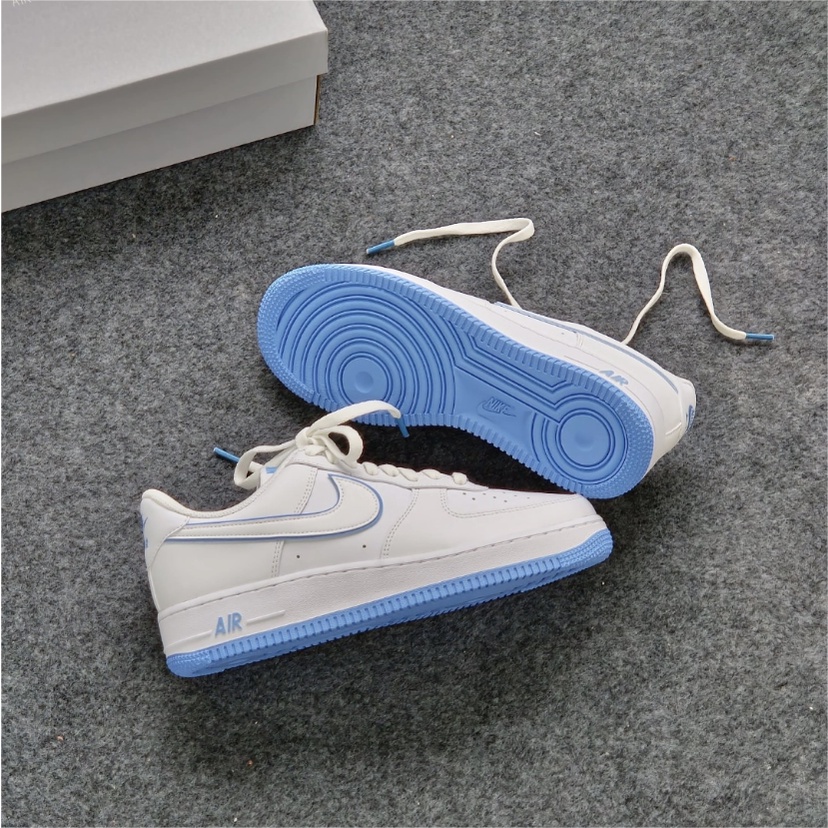 รองเท้า-nike-air-force-1-low-blue-and-white-ของแท้100