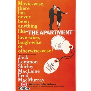 หนังเก่า The Apartment (1960) ภาพ ขาว-ดำ แผ่นดีวีดีหนังฝรั่งคลาสสิค DVD พากย์อังกฤษ ซับไทย/อังกฤษ 1 แผ่น