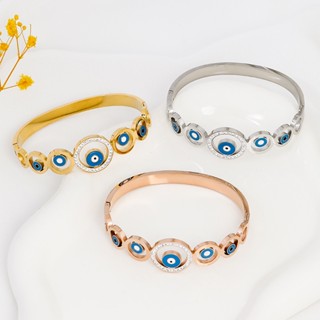 เครื่องประดับแฟชั่น สร้อยข้อมือ สเตนเลส กันน้ํา กันเหงื่อ สไตล์ยุโรป และอเมริกา