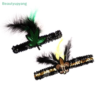 [Beautyupyang] ผ้าโพกศีรษะ ประดับเลื่อม สําหรับงานเทศกาล Mardi Gras