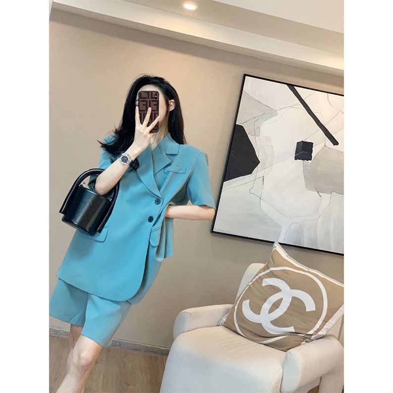 fashionable-temperament-suit-womens-2022-summer-style-new-advanced-temperament-professional-suit-shorts-two-sets
