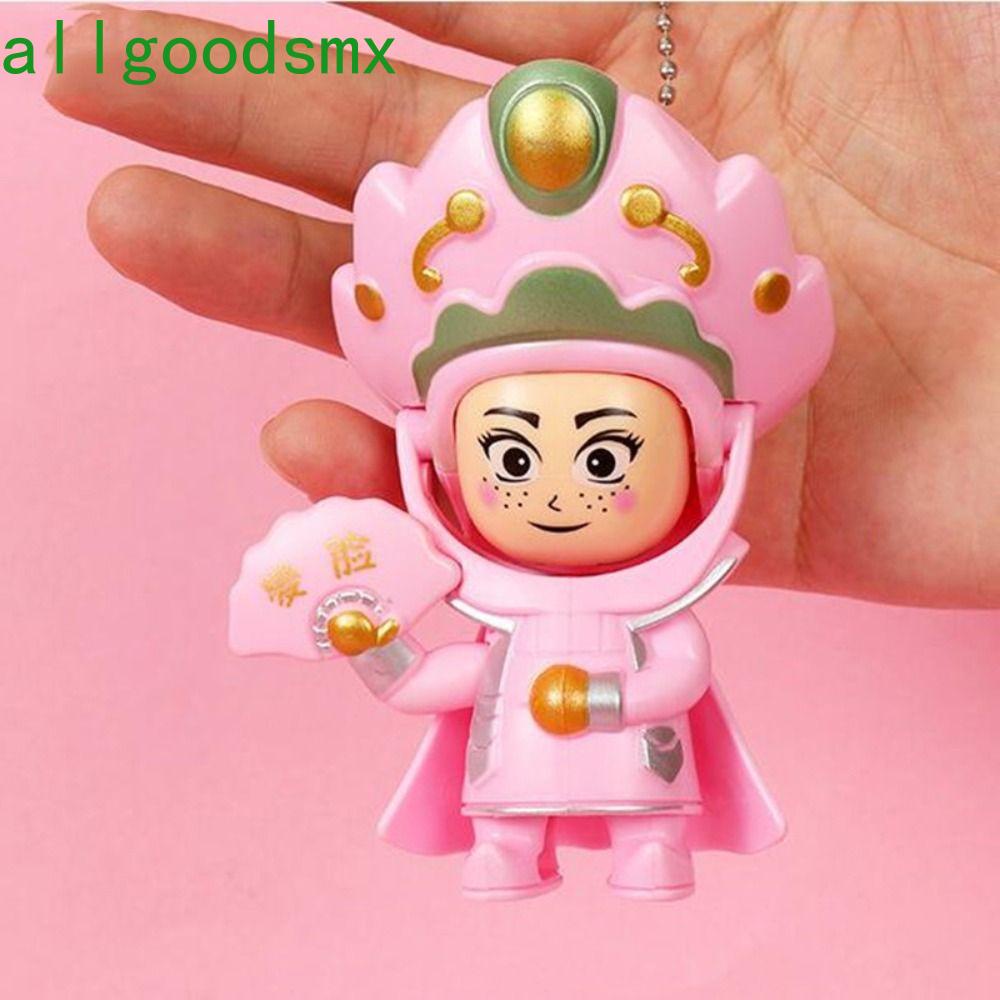 allgoods-จี้พวงกุญแจ-รูปตุ๊กตาโอเปร่า-เปลี่ยนหน้าได้-สไตล์จีน-สําหรับห้อยโทรศัพท์มือถือ-กระเป๋า-ของขวัญคริสต์มาส