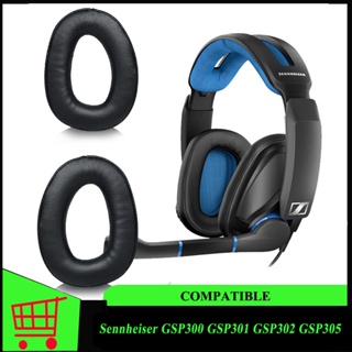 แผ่นครอบหูฟัง แบบเปลี่ยน สําหรับ Sennheiser GSP300 GSP301 GSP302 GSP305 GSP350 GSP370 300 302 303