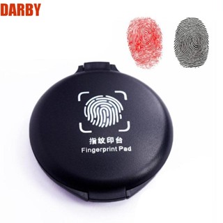 DARBY ชุดแผ่นหมึกปั๊มลายนิ้วมือ แบบแห้งเร็ว 3 สี สําหรับธุรกิจ