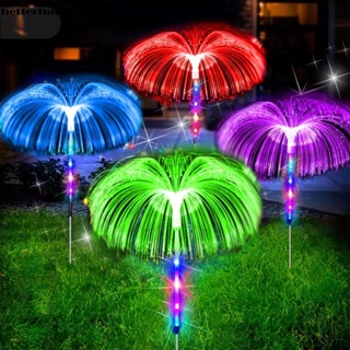 Solar Jellyfish Garden Lights Outdoor Waterproof 7 Color Changing Decorative Flowers Garden Lights for Yard Patio Garden