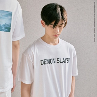  พิมพ์ลาย [สินค้าลิขสิทธิ์แท้/พร้อมส่ง]  เสื้อยืดดาบพิฆาตอสูร Demon Slayer: kimetsu no yaiba |  |  สีขาว 4 ลาย ลิขสิทธิ์