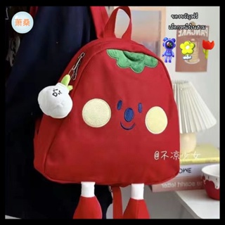[Xiao Sang] กระเป๋าเป้สะพายหลัง กระเป๋านักเรียน ผ้าแคนวาส ขนาดเล็ก ลายการ์ตูนน่ารัก สไตล์ญี่ปุ่น