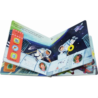 หนังสือนิทานนักบินอวกาศ ภาษาอังกฤษ ของเล่นเสริมการศึกษา สําหรับเด็ก C7HF