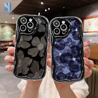 เคสโทรศัพท์มือถือ แบบนิ่ม ลายดอกทิวลิป 3D ขอบโค้ง สําหรับ IPhone 7 Plus 11 6 6S 8 14 Plus XR 11 12 13 14 PRO MAX 11 12 13 X XS MAX Se 2020 6SPlus 7Plus 6Plus 8Plus 14Plus XSMAX