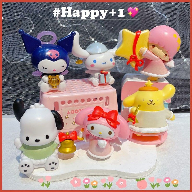 ตุ๊กตาฟิกเกอร์-melody-kuromi-pacha-dog-ขนาดเล็ก-เหมาะกับของขวัญ-ของเล่นสําหรับเด็ก
