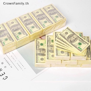 [CrownFamily] กระดาษเช็ดปาก 100 ดอลลาร์ 10 ชิ้น ต่อชุด [TH]
