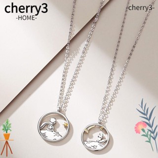 Cherry3 สร้อยคอโซ่ จี้เจ้าชายน้อย เครื่องประดับ ของขวัญวันวาเลนไทน์