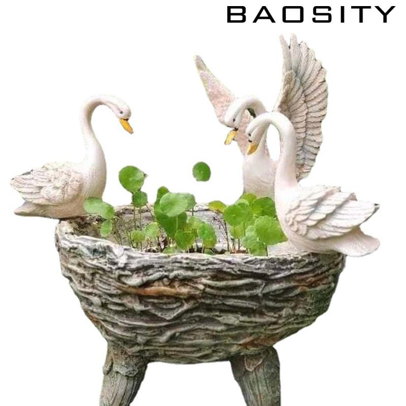 baosity-แจกันกระถางต้นไม้-รูปหงส์-สําหรับตกแต่งสวน-ระเบียงบ้าน