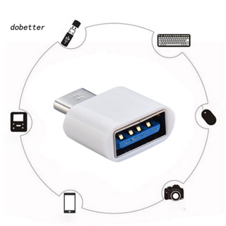 &lt;Dobetter&gt; ตัวแปลง OTG ขนาดเล็ก สําหรับแล็ปท็อป USB OTG Card Reader 2 ชิ้น