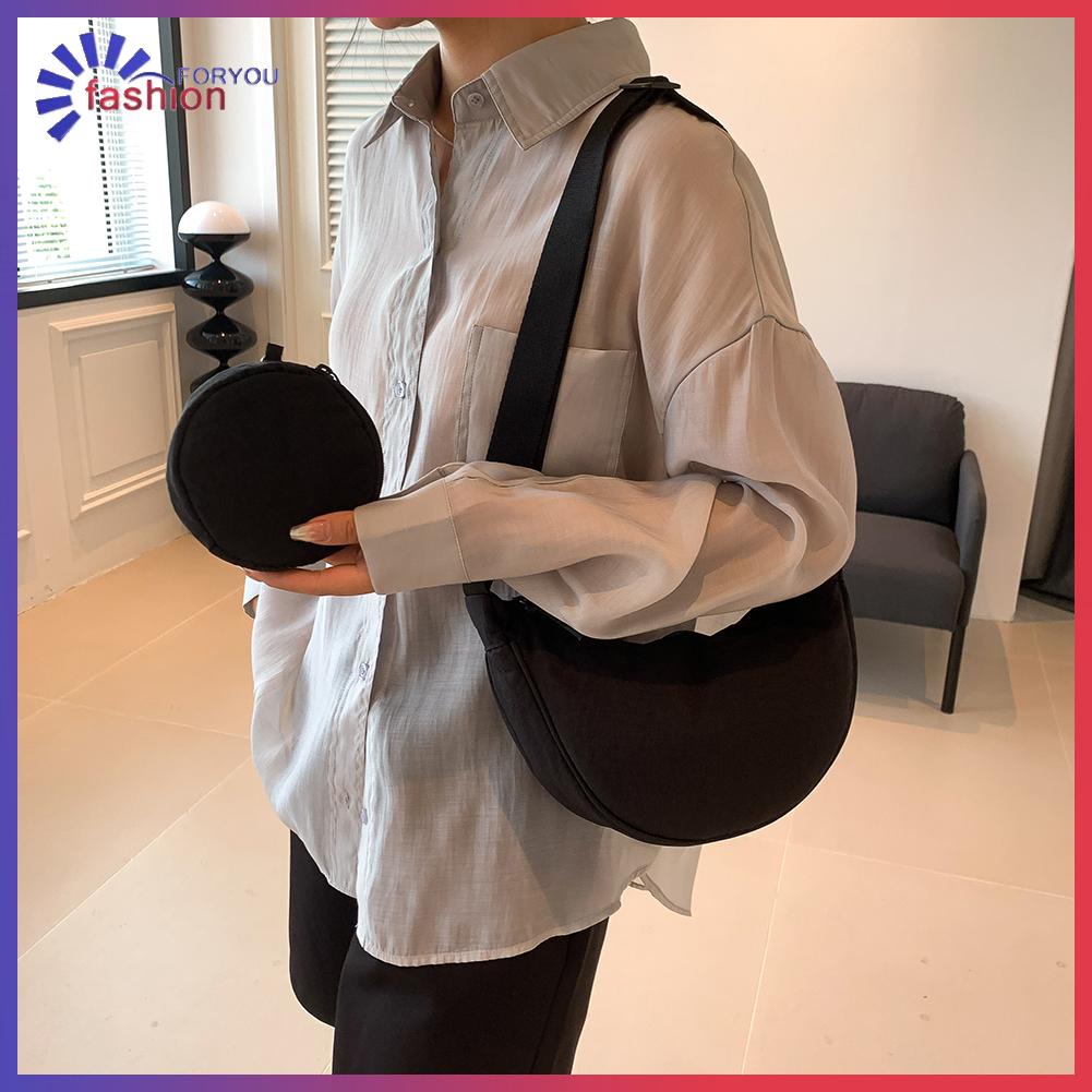 fashionforyou-เสื้อผ้าแฟชั่น-กระเป๋าสะพายข้าง-ผ้าไนล่อน-แบบนิ่ม-พร้อมกระเป๋าใส่เหรียญ-สามารถปรับได้-สําหรับผู้หญิง
